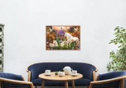 Broderie Diamant <br> Licornes Et Royaume -Atelier Broderie Diamant broderie diamant licornes et royaume decor atelier broderie diamant