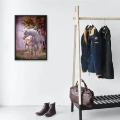 Broderie Diamant <br> Licornes Sauvages -Atelier Broderie Diamant broderie diamant licornes sauvages decor atelier broderie diamant