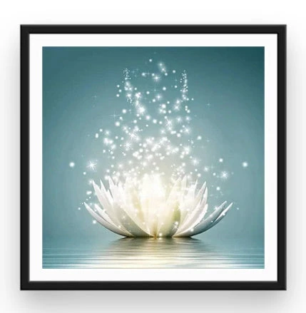 Broderie Diamant <br> Nénuphar Étincelant 4 Broderie Diamant <br> Nénuphar Étincelant – Image 2