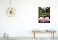 Broderie Diamant <br> Lotus Rosâtres -Atelier Broderie Diamant broderie diamant lotus rosatres decor atelier broderie diamant