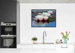 Broderie Diamant <br> Lotus Sauvages -Atelier Broderie Diamant broderie diamant lotus sauvage decor atelier broderie diamant