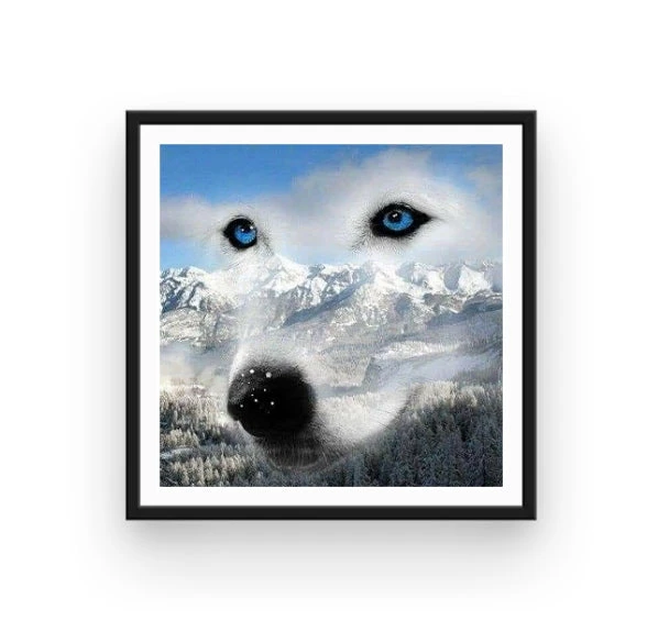 Broderie Diamant <br> Loup Des Montagnes 4 Broderie Diamant <br> Loup Des Montagnes – Image 2
