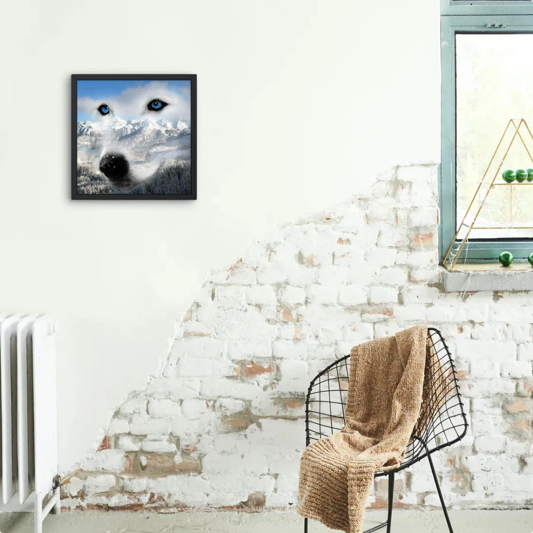 Broderie Diamant <br> Loup Des Montagnes 5 Broderie Diamant <br> Loup Des Montagnes – Image 3