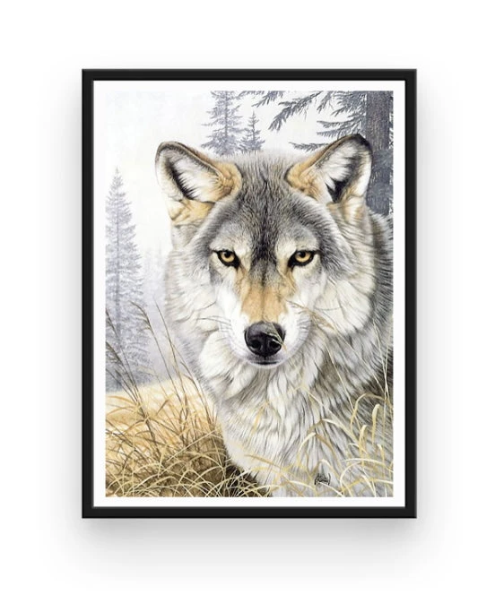 Broderie Diamant <br> Loup Dessin 4 Broderie Diamant <br> Loup Dessin – Image 2