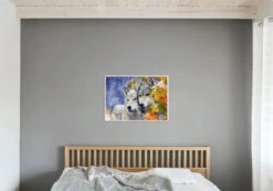 Broderie Diamant <br> Loups Dans L'Hiver -Atelier Broderie Diamant broderie diamant loups dans lhiver decor atelier broderie diamant