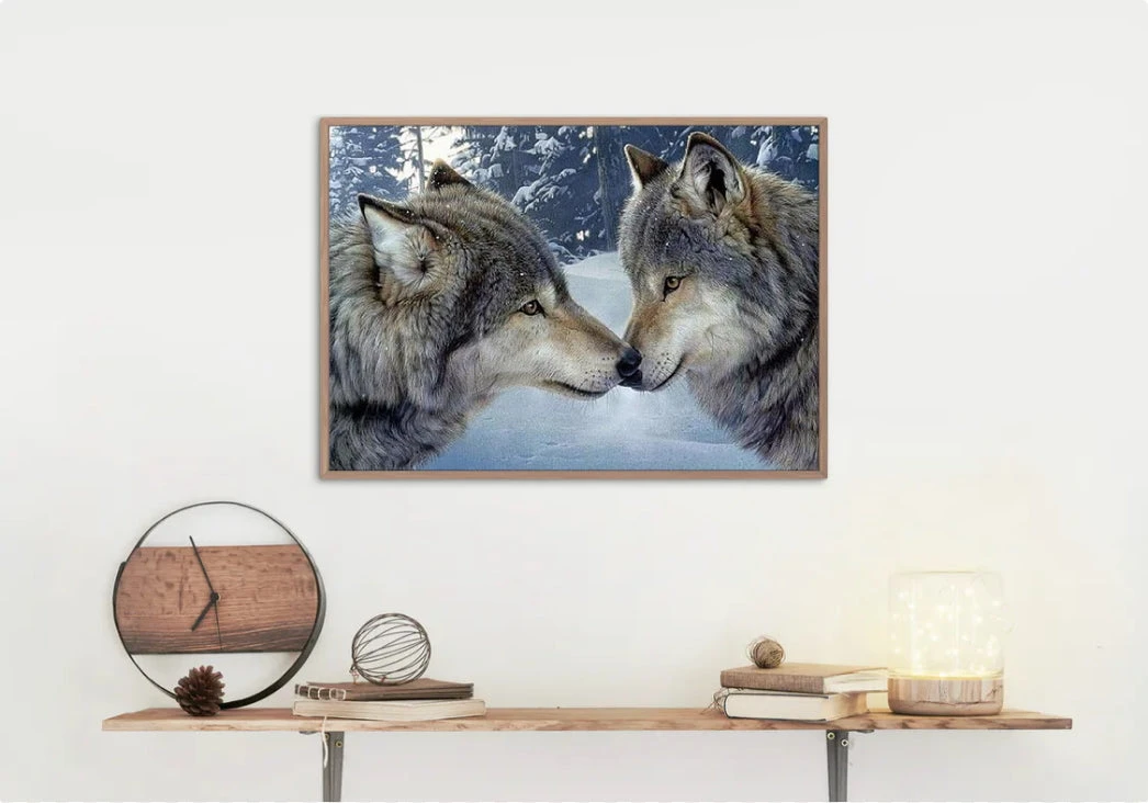 Broderie Diamant <br> Loups Des Neiges 5 Broderie Diamant <br> Loups Des Neiges – Image 3