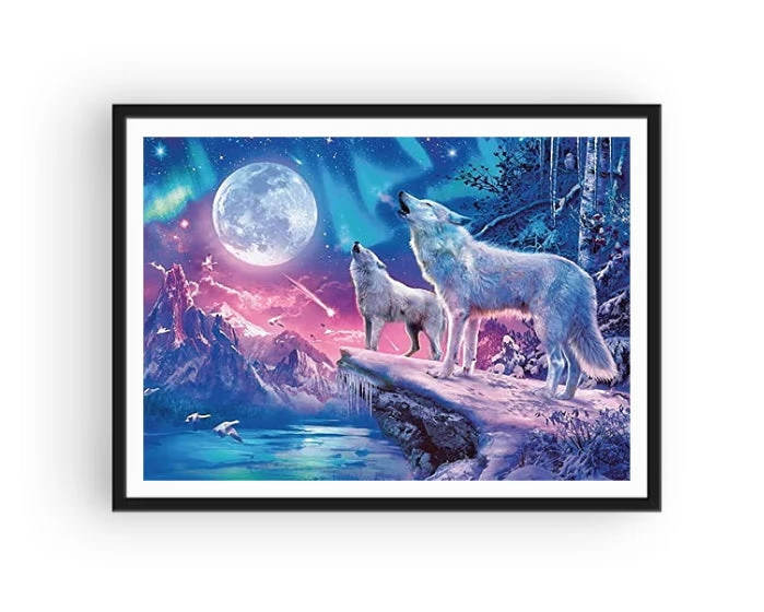 Broderie Diamant <br> Loups Du Nord 4 Broderie Diamant <br> Loups Du Nord – Image 2