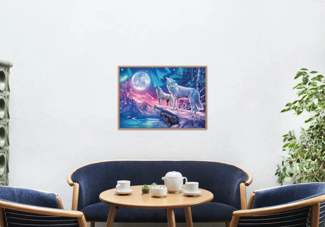 Broderie Diamant <br> Loups Du Nord 5 Broderie Diamant <br> Loups Du Nord – Image 3