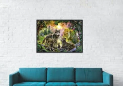 Broderie Diamant <br> Loups Du Royaume -Atelier Broderie Diamant broderie diamant loups du royaume decor atelier broderie diamant