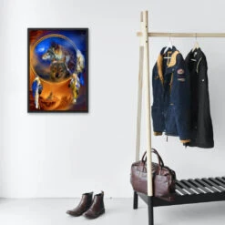 Broderie Diamant <br> Loups Spirituels 7 Broderie Diamant <br> Loups Spirituels -Atelier Broderie Diamant broderie diamant loups spirituels decor atelier broderie diamant