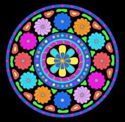 Broderie Diamant <br> Mandala Coloré