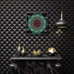 Broderie Diamant <br> Mandala Cosmique 7 Broderie Diamant <br> Mandala Cosmique -Atelier Broderie Diamant broderie diamant mandala cosmique decor atelier broderie diamant