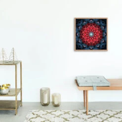 Broderie Diamant <br> Mandala Fleur Géométrique 7 Broderie Diamant <br> Mandala Fleur Géométrique -Atelier Broderie Diamant broderie diamant mandala fleur geometrique decor atelier broderie diamant