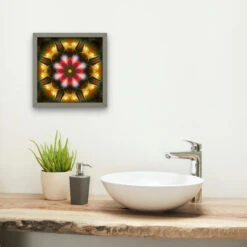 Broderie Diamant <br> Mandala Lumineux -Atelier Broderie Diamant broderie diamant mandala lumineux decor atelier broderie diamant