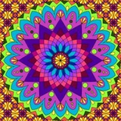 Broderie Diamant <br> Mandala Motifs Infinis