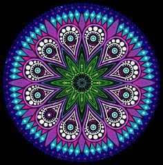 Broderie Diamant <br> Mandala Rosace Spirituelle