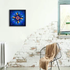 Broderie Diamant <br> Mandala Solaire -Atelier Broderie Diamant broderie diamant mandala solaire decor atelier broderie diamant