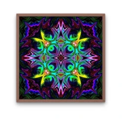 Broderie Diamant <br> Mandala Style Psychédélique -Atelier Broderie Diamant broderie diamant mandala style psychedelique cadre atelier broderie diamant