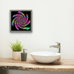 Broderie Diamant <br> Mandala Toupie -Atelier Broderie Diamant broderie diamant mandala toupie decor atelier broderie diamant