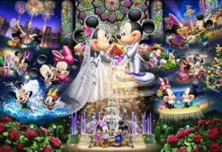 Broderie Diamant <br> Mariage De Mickey Et Minnie