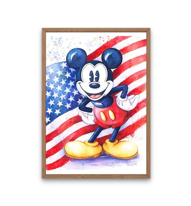 Broderie Diamant <br> Mickey Américain 4 Broderie Diamant <br> Mickey Américain – Image 2