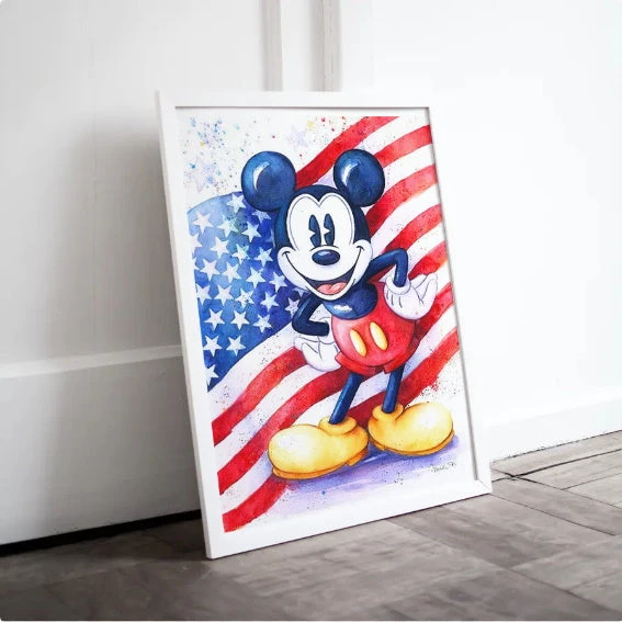 Broderie Diamant <br> Mickey Américain 5 Broderie Diamant <br> Mickey Américain – Image 3