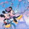 Broderie Diamant <br> Mickey Et Minnie à Paris