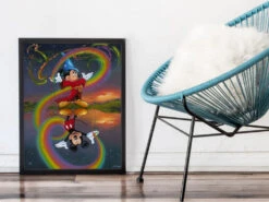 Broderie Diamant <br> Mickey Le Gentil Sorcier 7 Broderie Diamant <br> Mickey Le Gentil Sorcier -Atelier Broderie Diamant broderie diamant mickey le gentil sorcier decor atelier broderie diamant