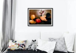 Broderie Diamant <br> Mickey Papillon Sur Le Nez -Atelier Broderie Diamant broderie diamant mickey papillon sur le nez decor atelier broderie diamant