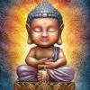 Broderie Diamant <br> Mini Bouddha