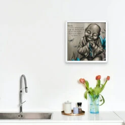 Broderie Diamant <br> Petit Bouddha Méditation -Atelier Broderie Diamant broderie diamant petit bouddha meditation decor atelier broderie diamant