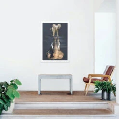 Broderie Diamant <br> Petit Éléphant Et Son Reflet 7 Broderie Diamant <br> Petit Éléphant Et Son Reflet -Atelier Broderie Diamant broderie diamant petit elephant et son reflet decor atelier broderie diamant