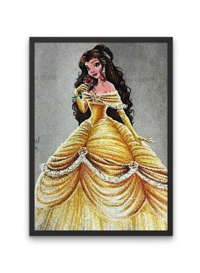 Broderie Diamant <br> Princesse Belle Et Sa Chevelure 4 Broderie Diamant <br> Princesse Belle Et Sa Chevelure – Image 2