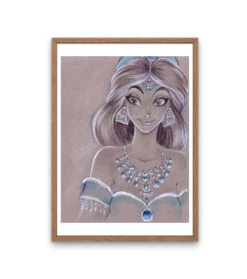 Broderie Diamant <br> Princesse Jasmine Et Ses Bijoux 6 Broderie Diamant <br> Princesse Jasmine Et Ses Bijoux -Atelier Broderie Diamant broderie diamant princesse jasmine et ses bijoux cadre atelier broderie diamant