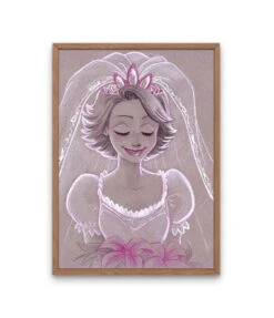 Broderie Diamant <br> Princesse Raiponce Avec Cheveux Courts -Atelier Broderie Diamant broderie diamant princesse raiponce avec cheveux courts cadre atelier broderie diamant