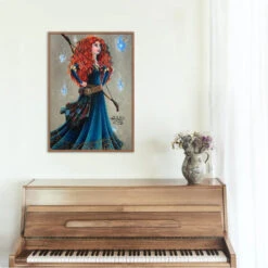 Broderie Diamant <br> Princesse Rebelle -Atelier Broderie Diamant broderie diamant princesse rebelle decor atelier broderie diamant