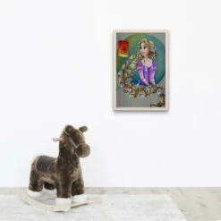 Broderie Diamant <br> Raiponce Et Sa Tresse Colorée 7 Broderie Diamant <br> Raiponce Et Sa Tresse Colorée -Atelier Broderie Diamant broderie diamant raiponce et sa tresse coloree decor atelier broderie diamant