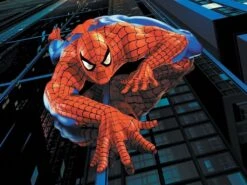 Broderie Diamant <br> Spider-Man Grimpe Un Immeuble
