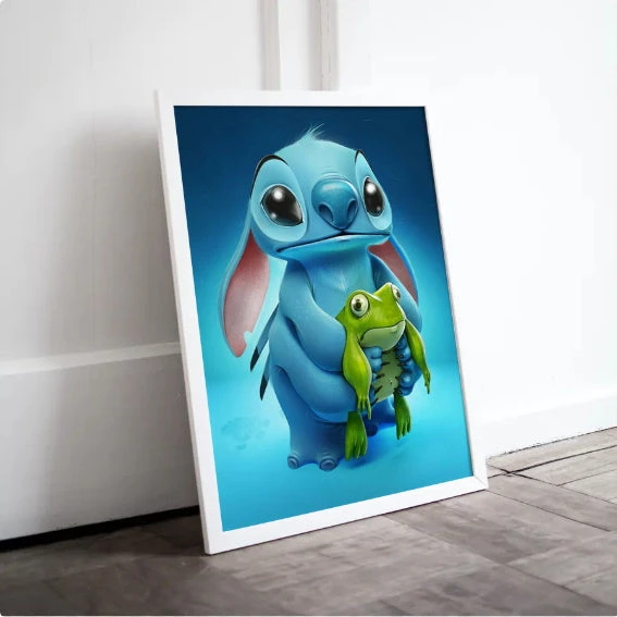 Broderie Diamant <br> Stitch Et Sa Grenouille 5 Broderie Diamant <br> Stitch Et Sa Grenouille – Image 3