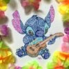 Broderie Diamant <br> Stitch Et Sa Guitare -Atelier Broderie Diamant broderie diamant stitch et sa guitare atelier broderie diamant