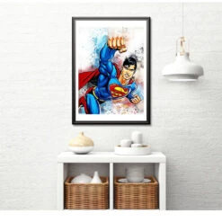 Broderie Diamant <br> Superman 7 Broderie Diamant <br> Superman -Atelier Broderie Diamant broderie diamant superman decor atelier broderie diamant