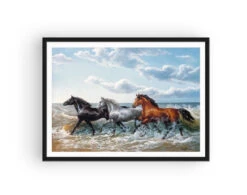 Broderie Diamant <br> Trio De Chevaux 6 Broderie Diamant <br> Trio De Chevaux -Atelier Broderie Diamant broderie diamant trio de chevaux cadre atelier broderie diamant