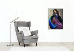 Broderie Diamant <br> Vanessa De La Petite Sirène -Atelier Broderie Diamant broderie diamant vanessa de la petite sirene decor atelier broderie diamant