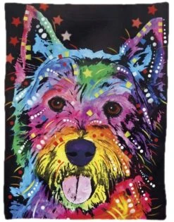 Broderie Diamant <br> Westie Coloré